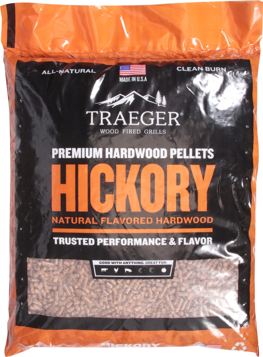 slide 8 of 9, Traeger Premium Hickory Hardwood Pellets 20 lb, 20 lb