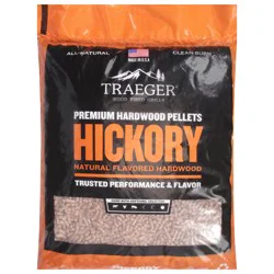 Traeger Premium Hickory Hardwood Pellets 20 lb