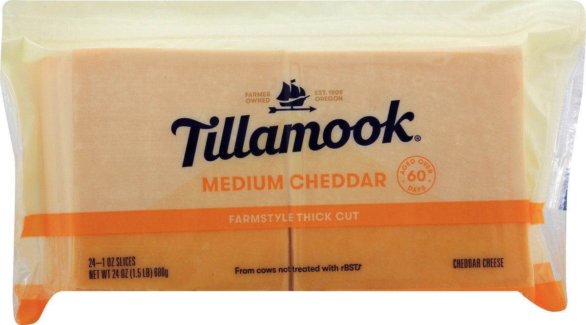 slide 1 of 4, Tillamook Cheese 24 ea, 680 g