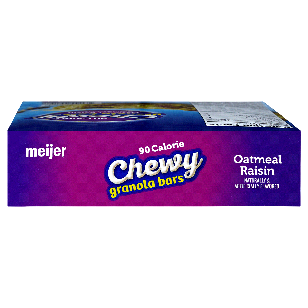 slide 5 of 5, Meijer Chewy Oatmeal Raisin Granola Bars, 8 ct