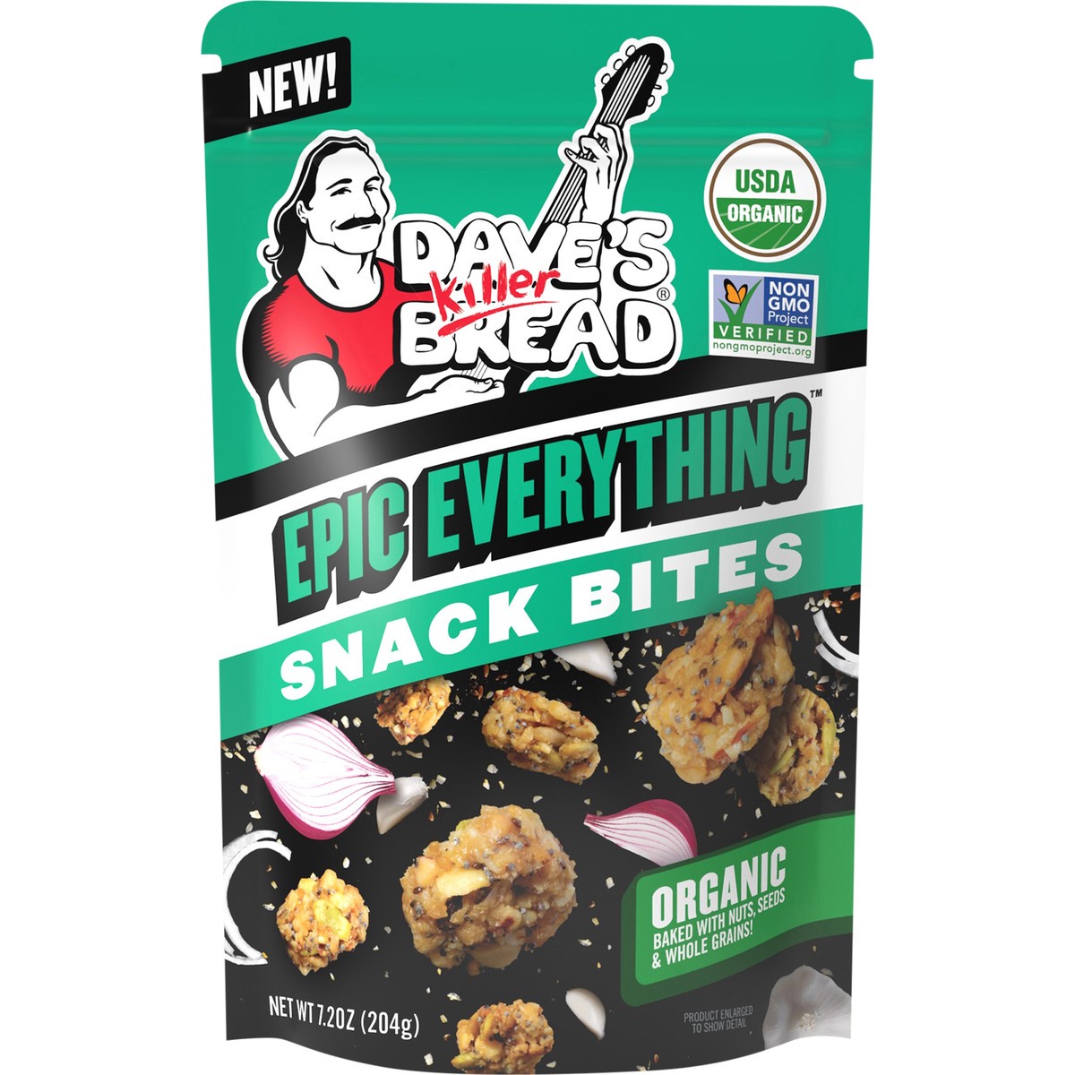 slide 1 of 12, Dave's Killer Bread Baked Snack Bites, Epic Everything, 7.2 oz