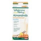 slide 1 of 1, Wholesome Pantry Almond Milk Unsweet Vanilla, 64 fl oz