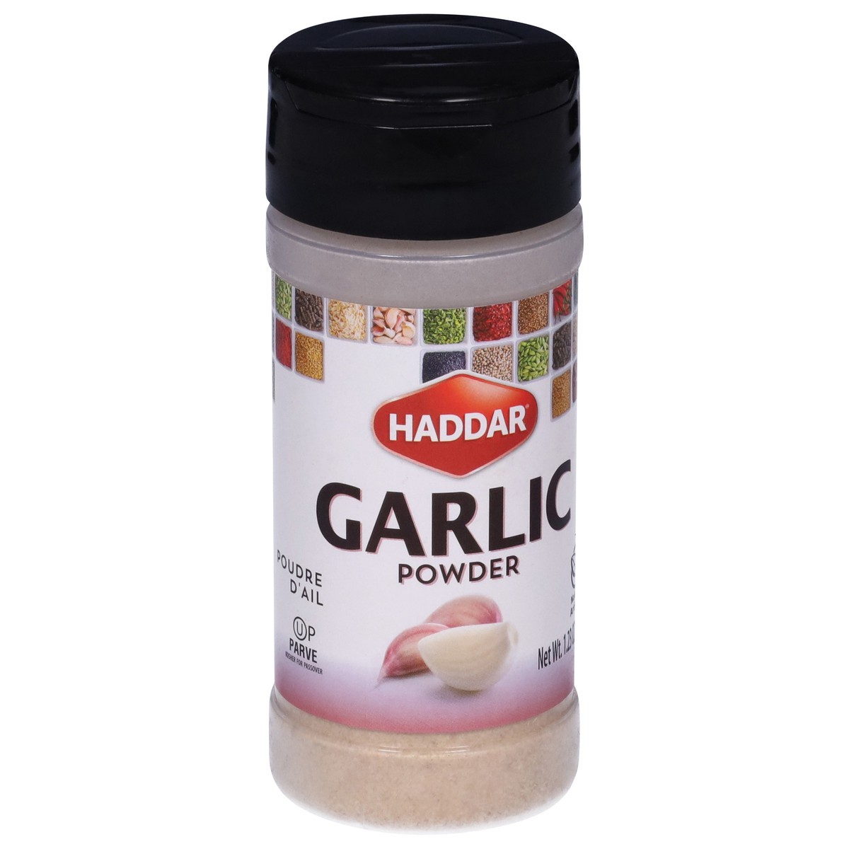 slide 2 of 9, Haddar Garlic Powder 1.23 oz, 1.23 oz