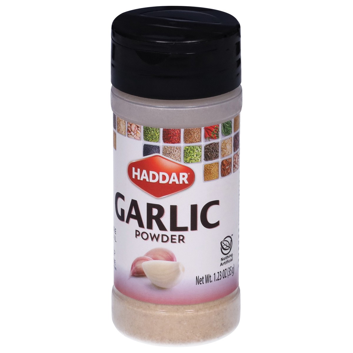 slide 3 of 9, Haddar Garlic Powder 1.23 oz, 1.23 oz