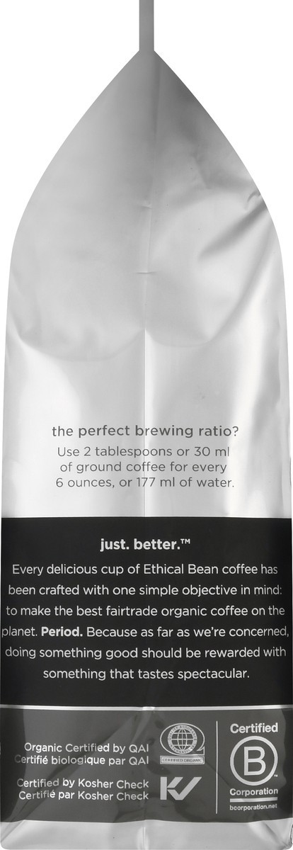 slide 7 of 10, Ethical Bean Coffee French Roast Whole bean Superdark Coffee 340 gr, 340 g