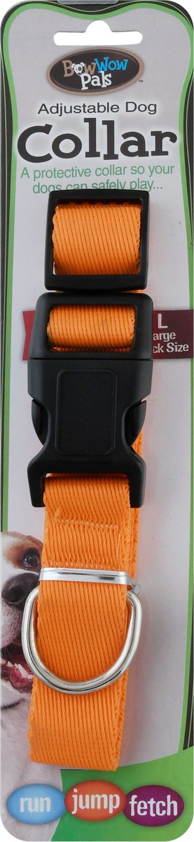 slide 1 of 9, BowWow Pals Adjustable Large Dog Collar 1 ea, 1 ct