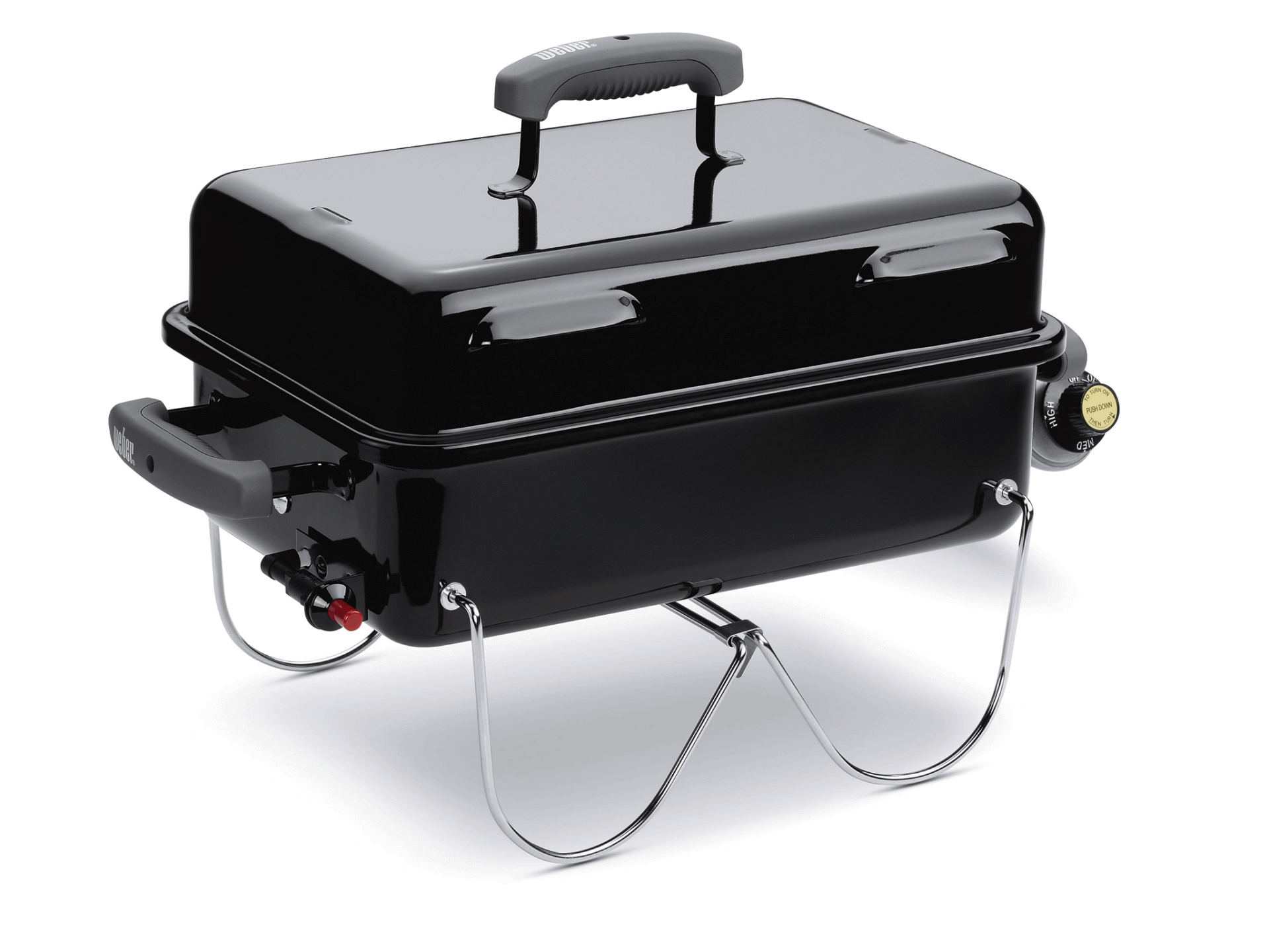 slide 1 of 4, Weber 1141001 Go-Anywhere Portable Gas Grill - Black, 1 ct