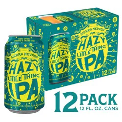 Sierra Nevada Hazy Little Thing IPA Craft Beer, 12 Pack 12 fl oz Cans