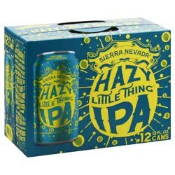 Sierra Nevada Hazy Little Thing IPA Craft Beer, 12 Pack 12 fl oz Cans