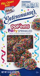 Entenmann's Pop'ems Party Sprinkled Devil's Food Donut Holes 15 oz