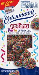 Entenmann's Pop'ems Sprinkled Donut Holes 15oz