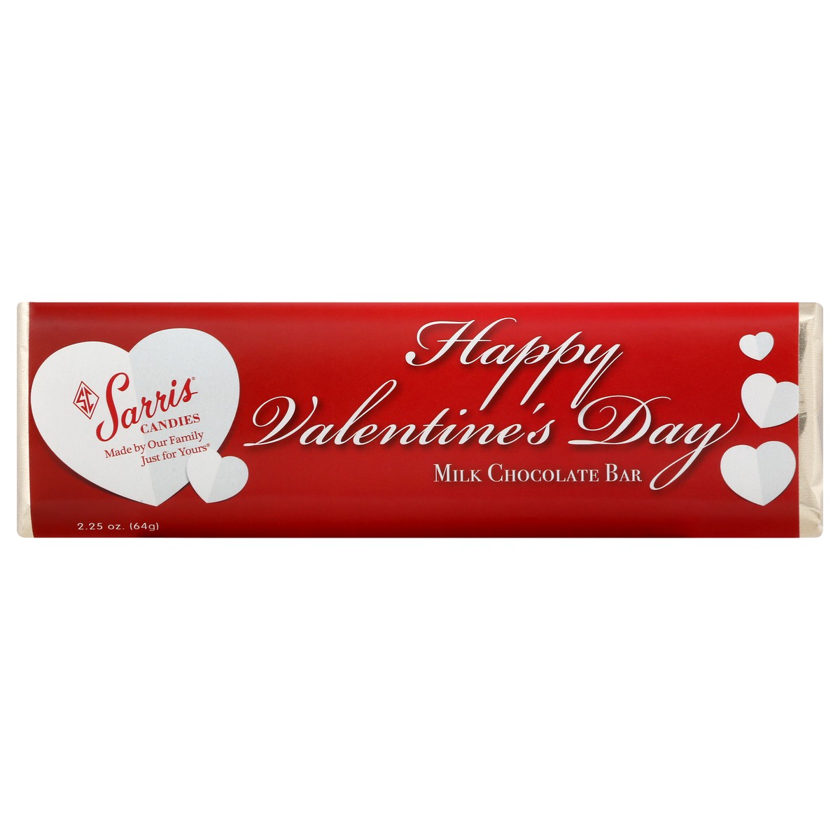 slide 5 of 9, Sarris Candies Happy Valentine's Day Milk Chocolate Bar 2.25 oz, 2.25 oz