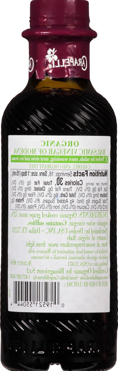 slide 3 of 8, Carapelli Balsamic Vinegar of Modena, Organic, 250 ml