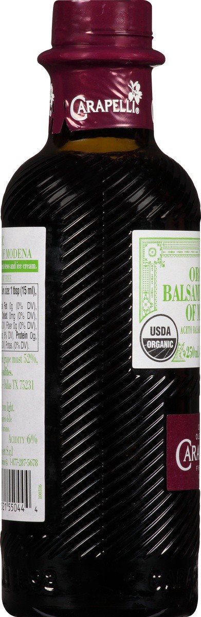 slide 4 of 8, Carapelli Balsamic Vinegar of Modena, Organic, 250 ml