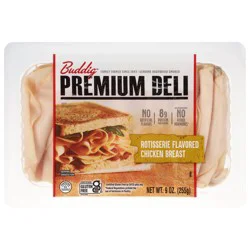 Buddig Premium Deli Rotisserie Flavored Chicken Breast 9 oz
