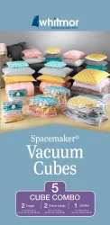 Whitmor Clear Spacemaker Vacuum Cubes - 5 Piece