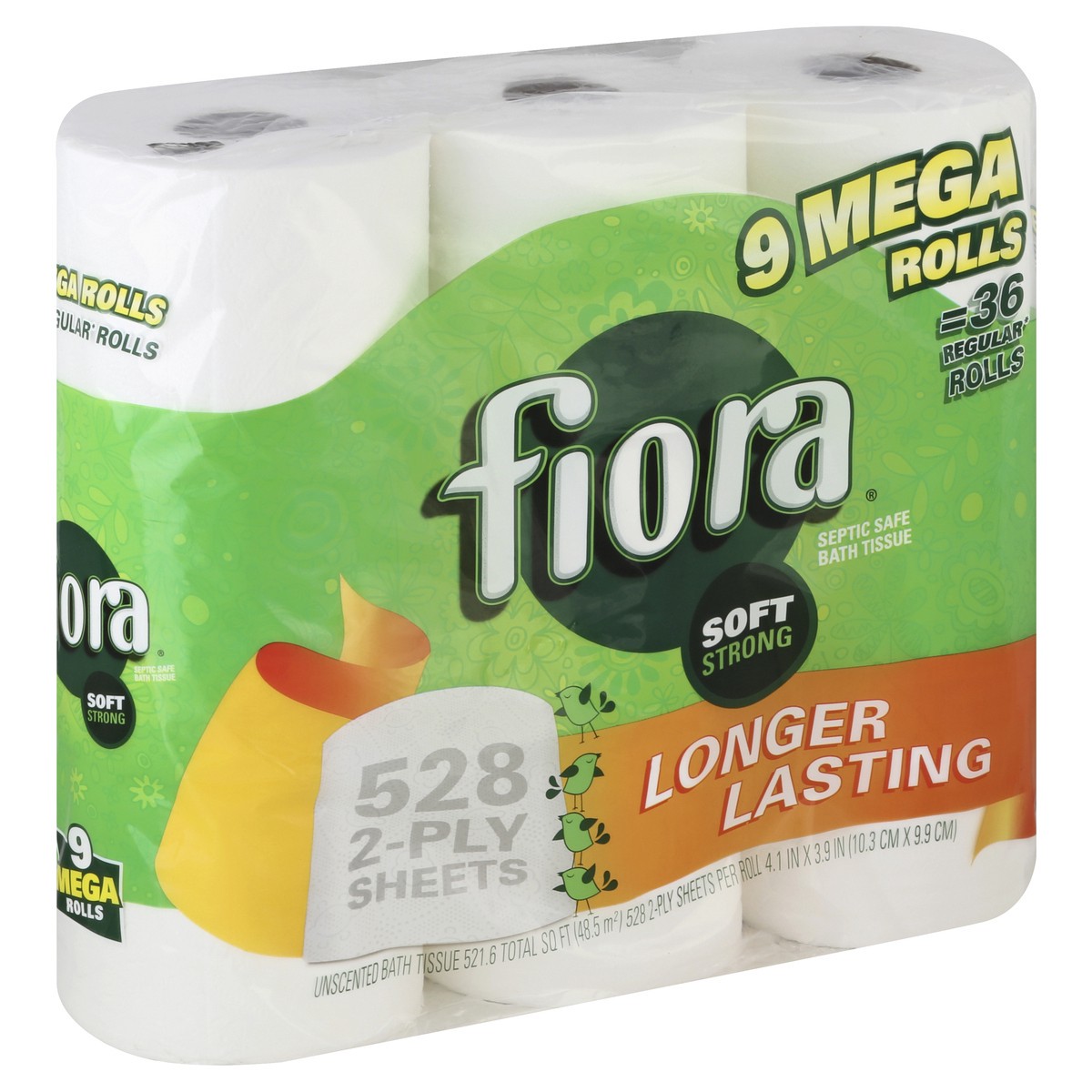 slide 5 of 5, Fiora Bath Tissue 9 ea, 9 ct