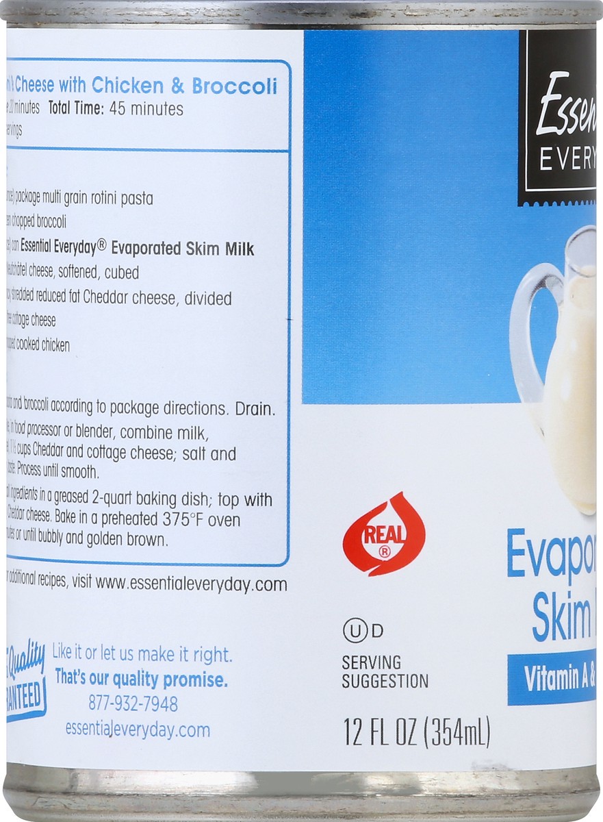 slide 3 of 6, Essential Everyday Skim Evaporated Milk, 12 fl oz