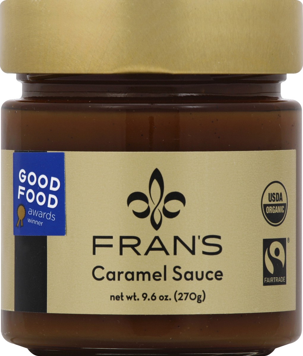 slide 1 of 8, Fran's Classic Caramel Sauce, 11 oz