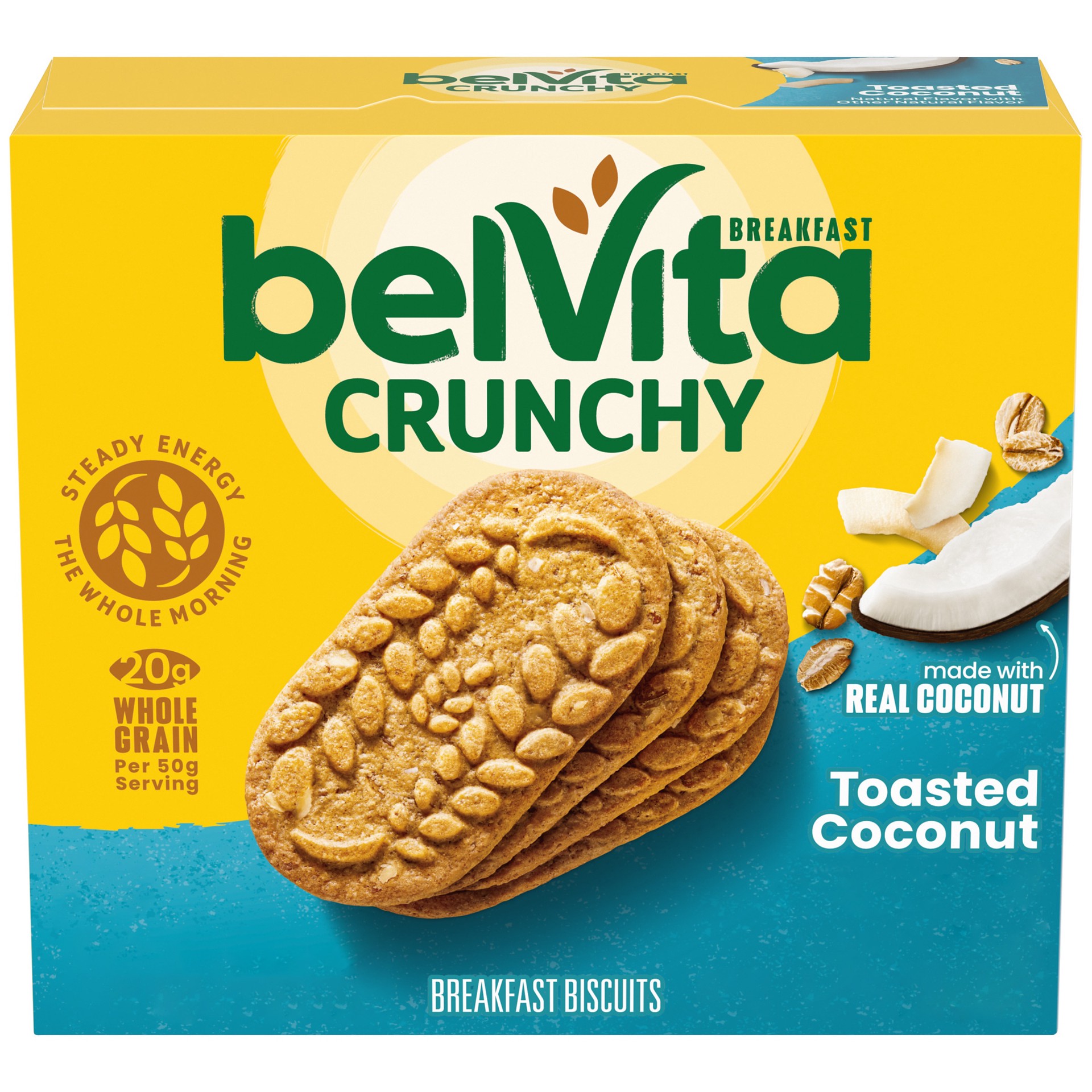 slide 1 of 9, Nabisco Belvita Toasted Coconut Breakfast Biscuits, 8.8 oz