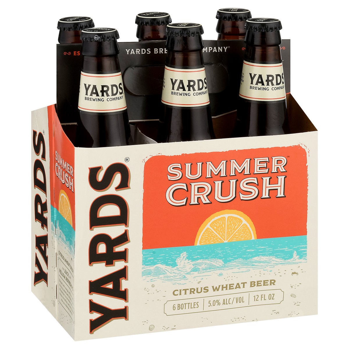 slide 2 of 9, Yards Citrus Wheat Summer Crush Beer 6 - 12 fl oz Bottles, 6 ct