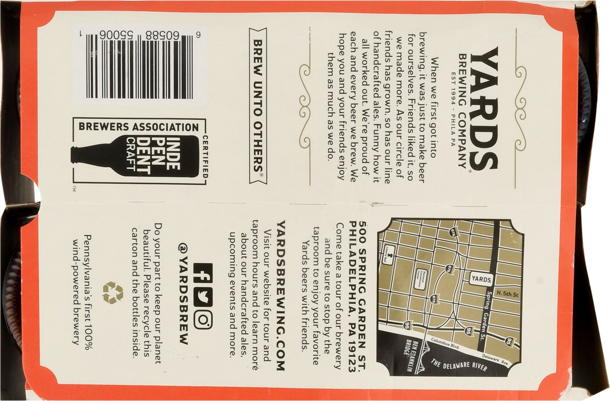 slide 6 of 9, Yards Citrus Wheat Summer Crush Beer 6 - 12 fl oz Bottles, 6 ct