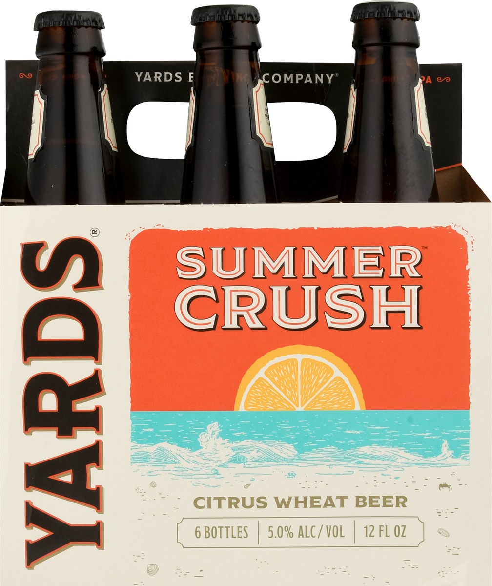 slide 3 of 9, Yards Citrus Wheat Summer Crush Beer 6 - 12 fl oz Bottles, 6 ct