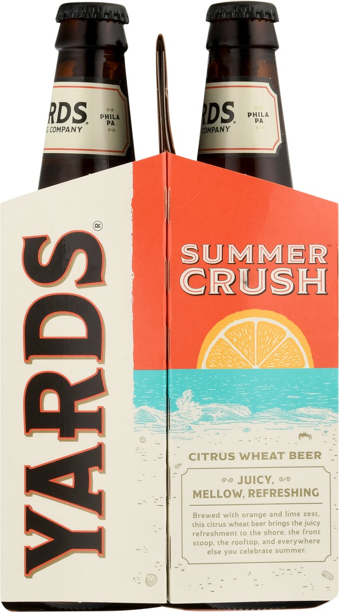 slide 8 of 9, Yards Citrus Wheat Summer Crush Beer 6 - 12 fl oz Bottles, 6 ct