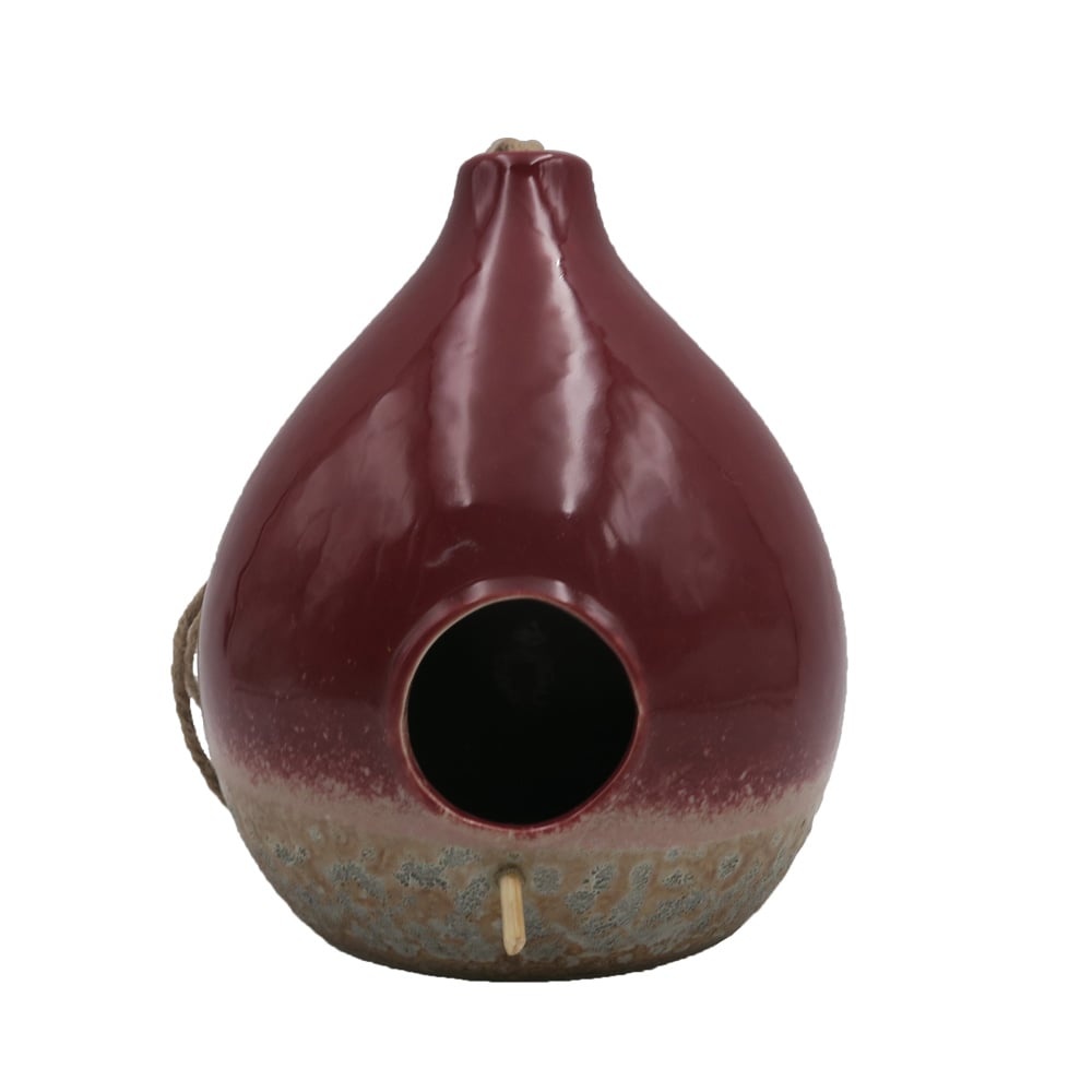 slide 1 of 1, HD Designs Outdoors Burgundy Birdhouse, 1 ct