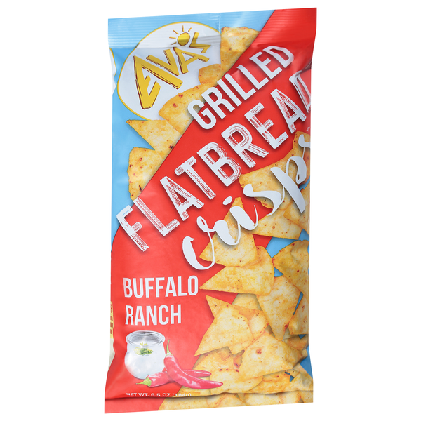 slide 1 of 1, Ava's Grilled Flatbread Crisps, Buffalo Ranch, 6.5 oz
