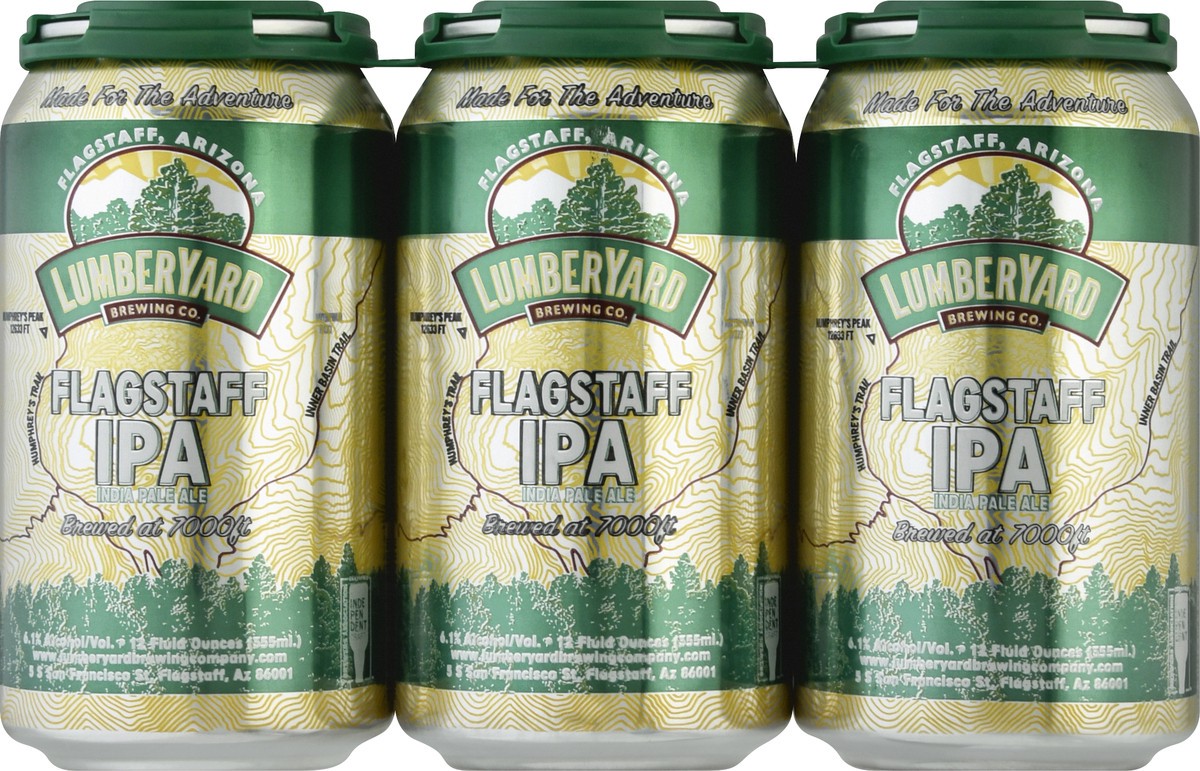 slide 5 of 9, Lumberyard Brewing Co. Flagstaff IPA Beer 6 ea, 6 ct