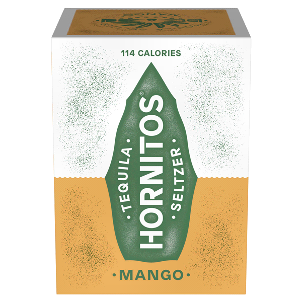 slide 1 of 1, Hornitos Mango Tequila Seltzer Cocktail, 355 ml