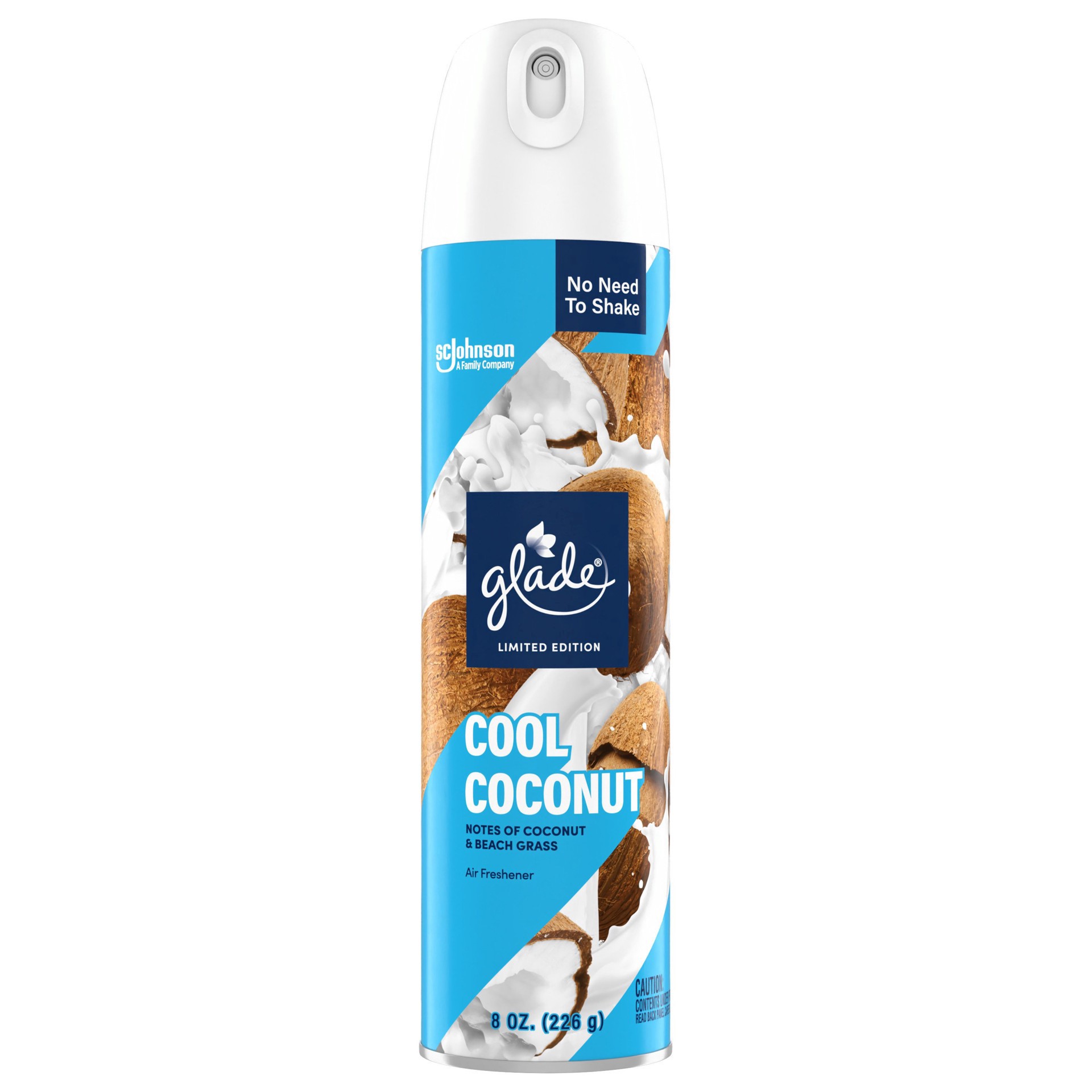 slide 1 of 1, Glade Air Freshener Spray, Cool Coconut Limited Edition Fragrance, 8 oz