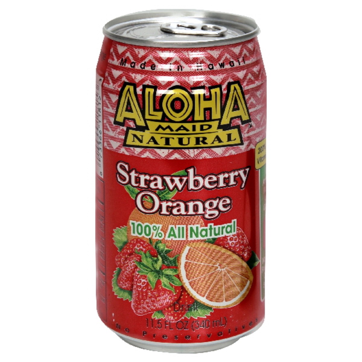 slide 2 of 2, Aloha Maid Aloha Strawberry Orange, 6 ct; 11.5 fl oz