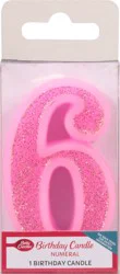 Betty Crocker Premium Numeral Candle