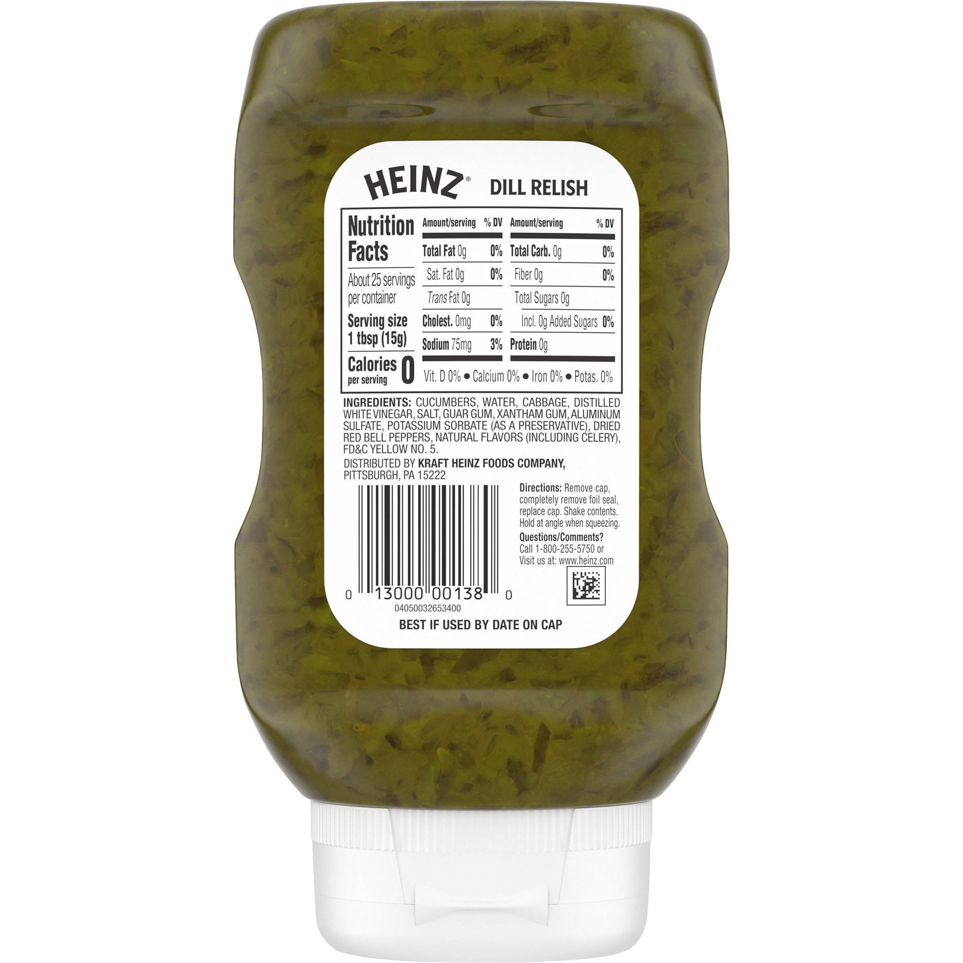 slide 4 of 7, Heinz Dill Relish, 12.7 oz