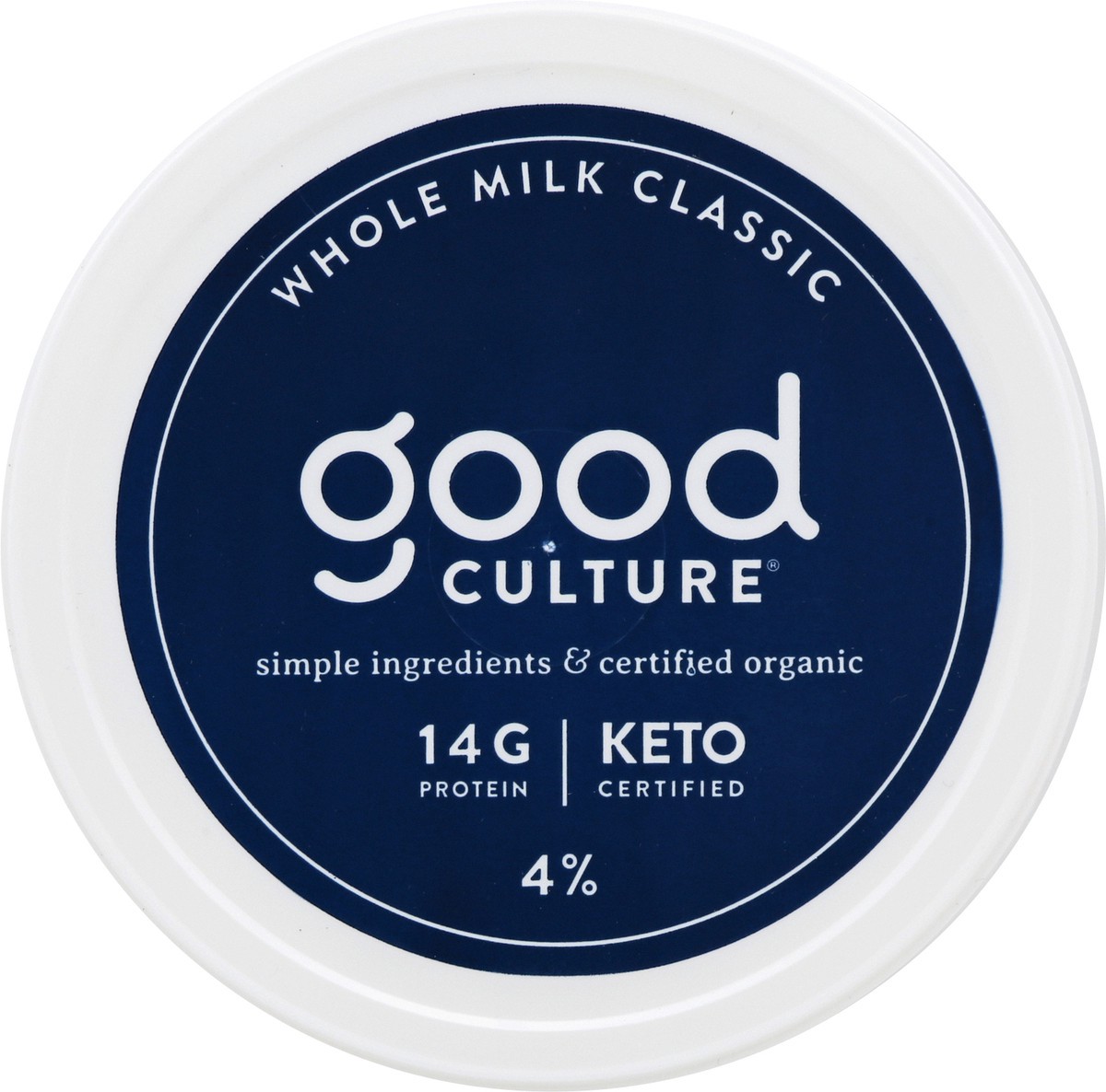 slide 3 of 9, good culture Organic Small Curd 4% Milkfat Whole Milk Classic Cottage Cheese 16 oz, 16 oz