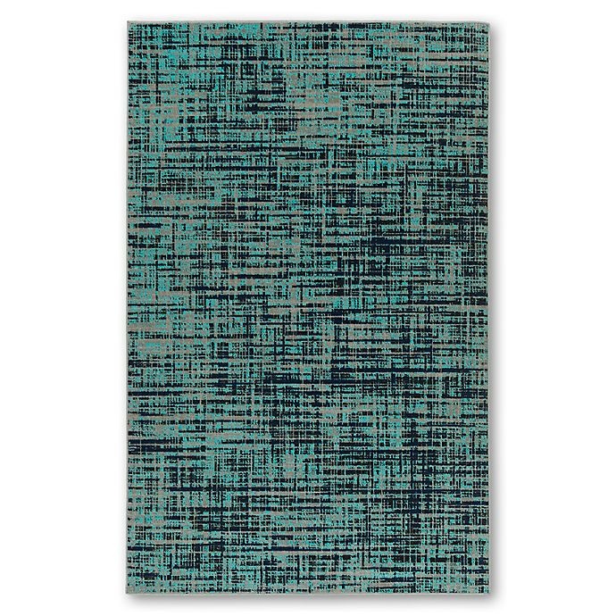 slide 1 of 1, Kaleen Zuma Beach Encinitas Indoor/Outdoor Accent Rug - Turquoise, 2 ft x 3 ft