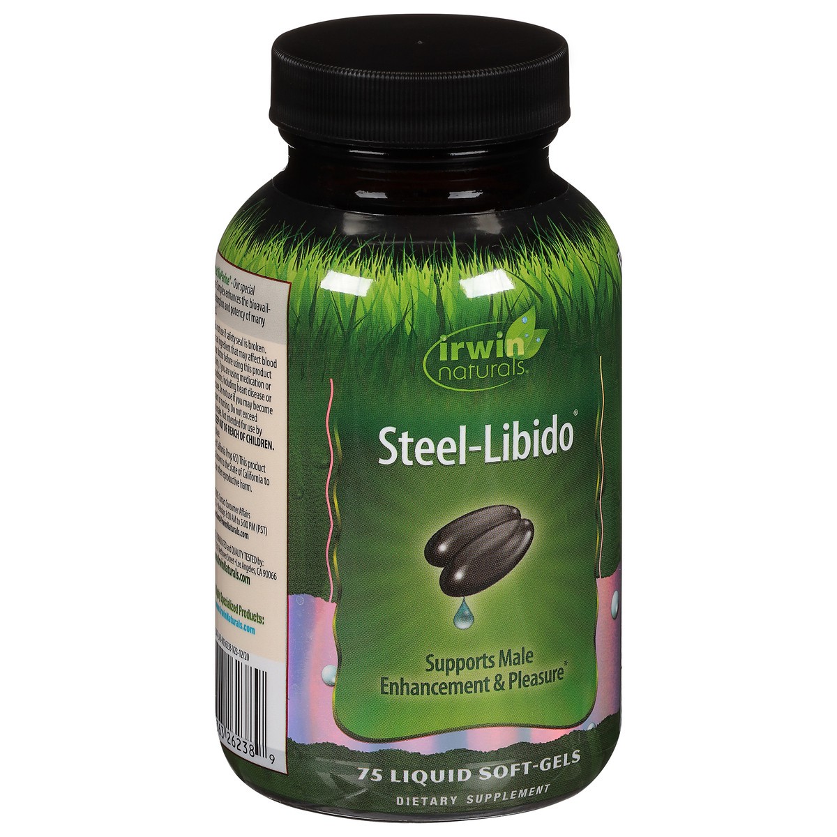 slide 9 of 9, Irwin Naturals Liquid Steel-Libido 75 Soft-Gels, 75 ct