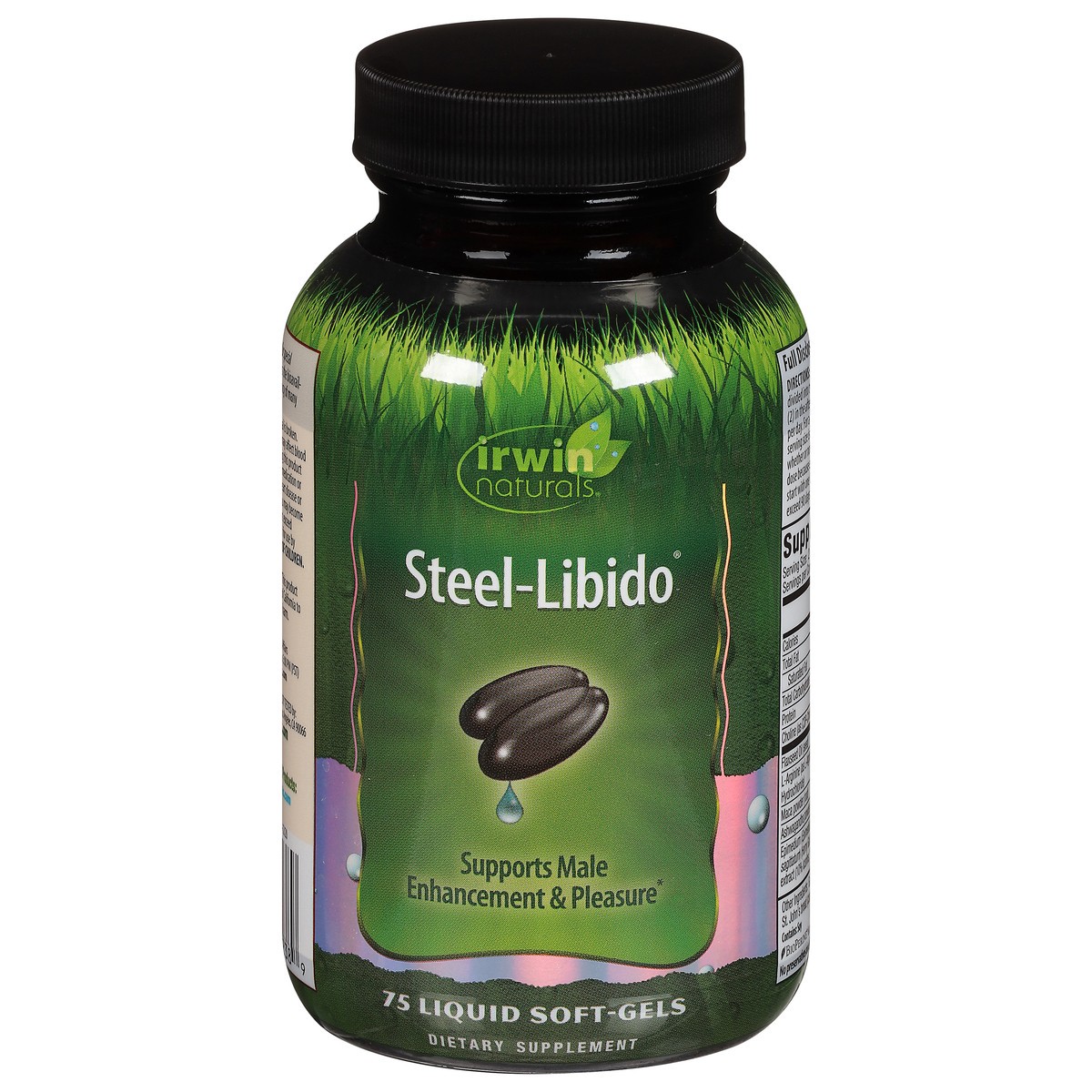 slide 1 of 9, Irwin Naturals Liquid Steel-Libido 75 Soft-Gels, 75 ct