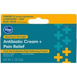 Kroger Maximum Strength Antibiotic & Pain Relief Cream