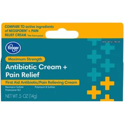 Kroger Maximum Strength Antibiotic & Pain Relief Cream