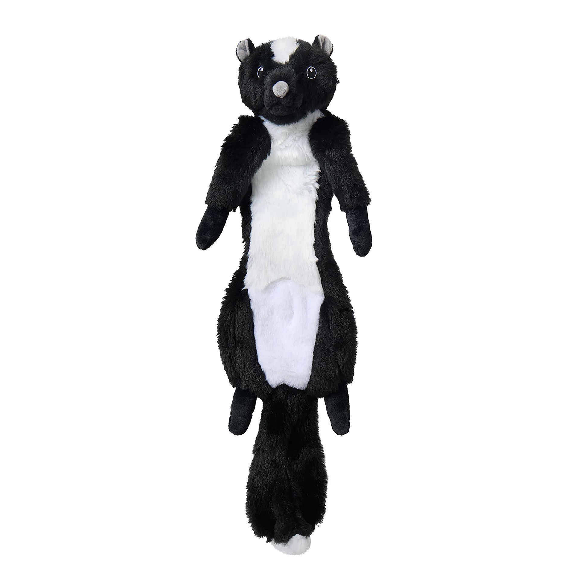 slide 1 of 1, Joyhound Crazy Comfy Flattie Skunk Squeaker Crinkle Plush Dog Toy, 1 ct; X Large