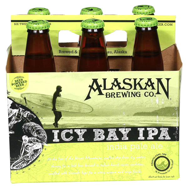 slide 1 of 1, Alaskan Brewing Company Alaskan Icy Bay IPA, 6 ct; 12 oz