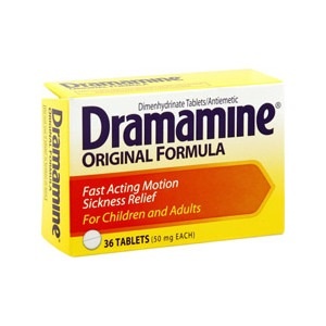 slide 1 of 1, Dramamine Tablets, 36 ct