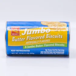 Sunny Select, Jumbo Butter Flavor Biscuit