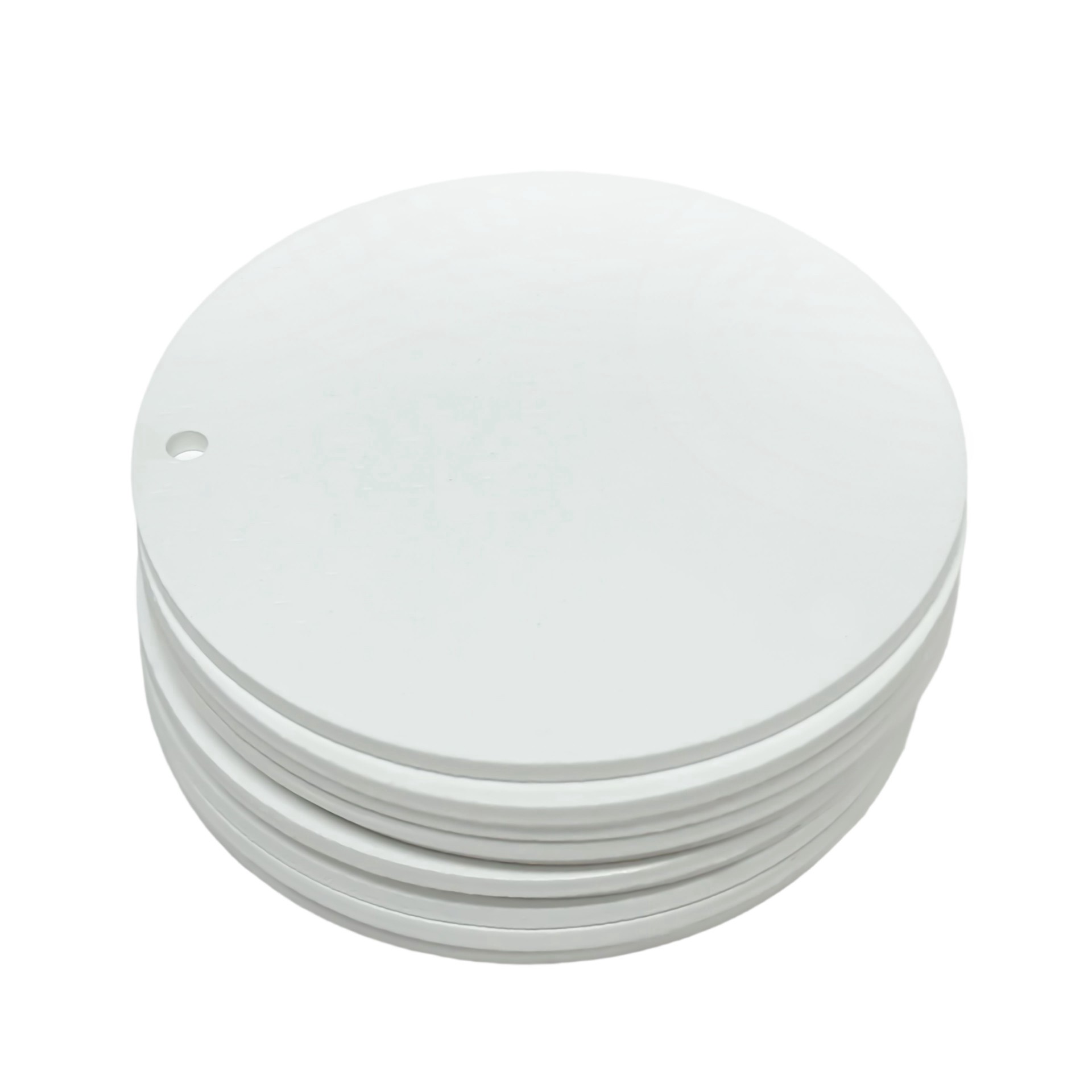 slide 3 of 3, 2.75" Diy Whitewashed Plywood Round Ornaments, 12ct. By Make Market, 12 ct