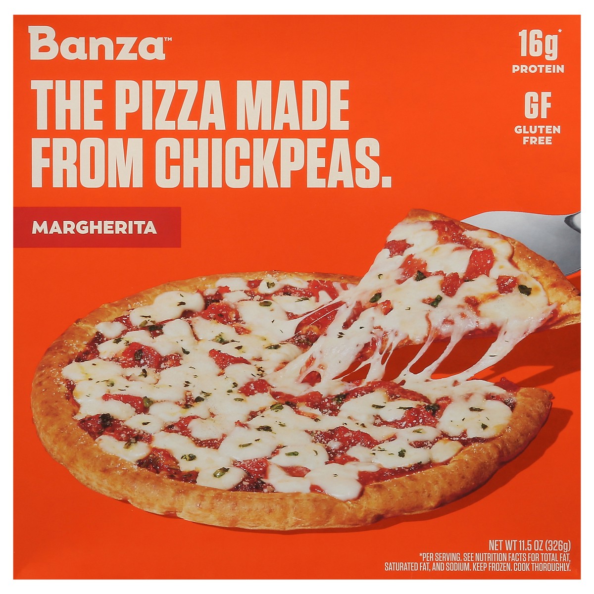 slide 1 of 9, Banza Margherita Pizza 11.5 oz, 1 ct