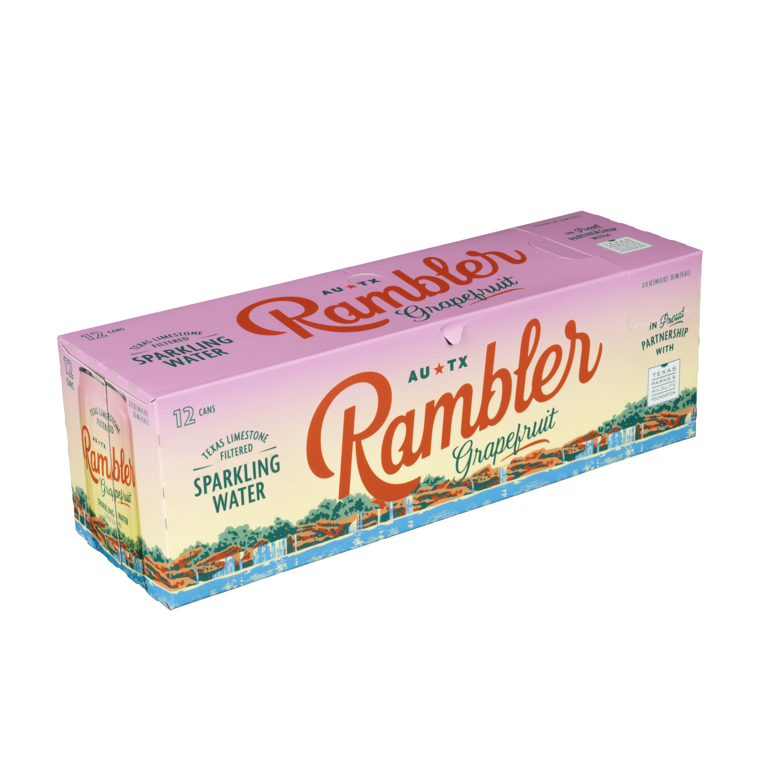 slide 1 of 1, Rambler Sparkling Grapefruit Water - 12 oz, 12 ct; 12 oz