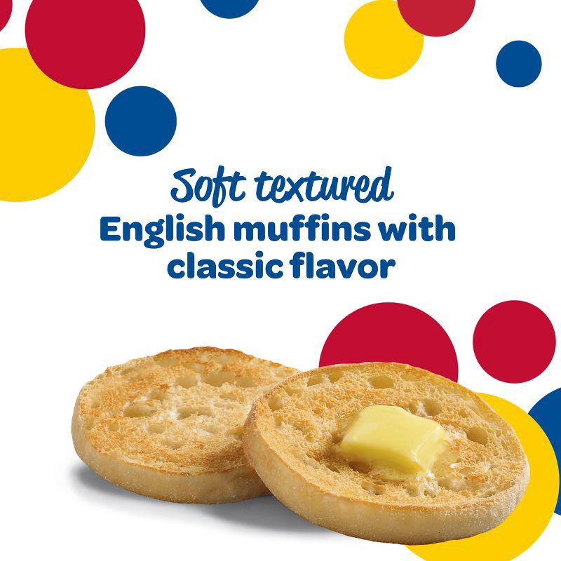 slide 2 of 7, Wonder Bread Classic English Muffins, Plain English Muffins, Sliced, 6 Count, 6 ct